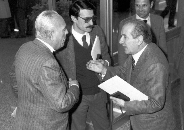Bruno Boni, Luigi Lucchini e Franco Bettoni
