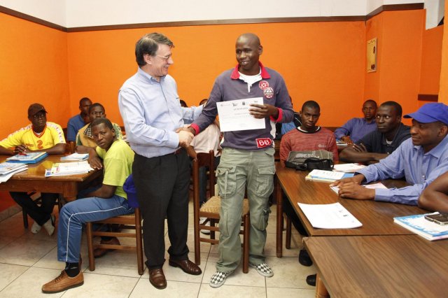 Diploma per  Dembele Muossa del Mali. Giugno 2012_1