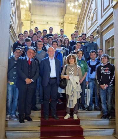 Studenti  Gara nazionale di Elettronica Itis Castelli in Loggia - 06 05 2014
