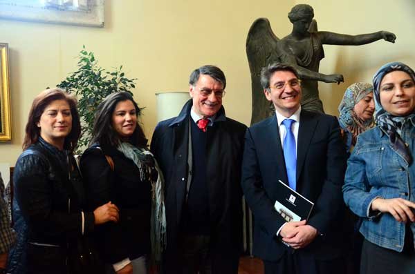 Scuola Foscolo CTP: in Loggia con sindaco Del Bono