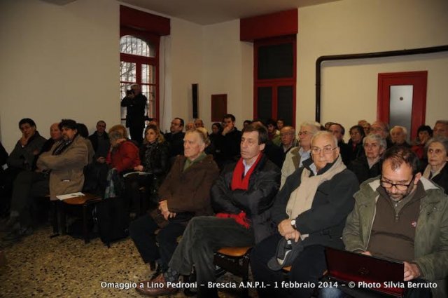 In ricordo di Lino Pedroni. Anpi Brescia  01.02.14