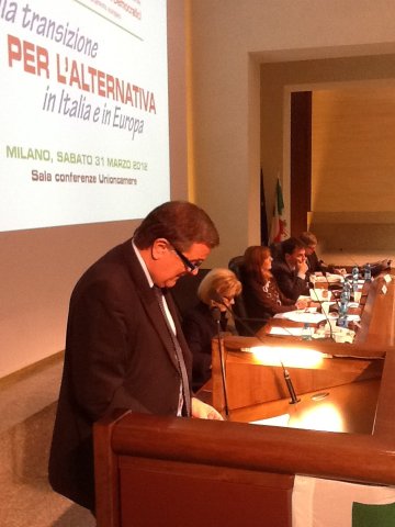 Seminario Per l'Alternativa MIlano 31.3.12 Presidenza: onn. Panzeri, Pollastrini, Fassina, Cuperlo