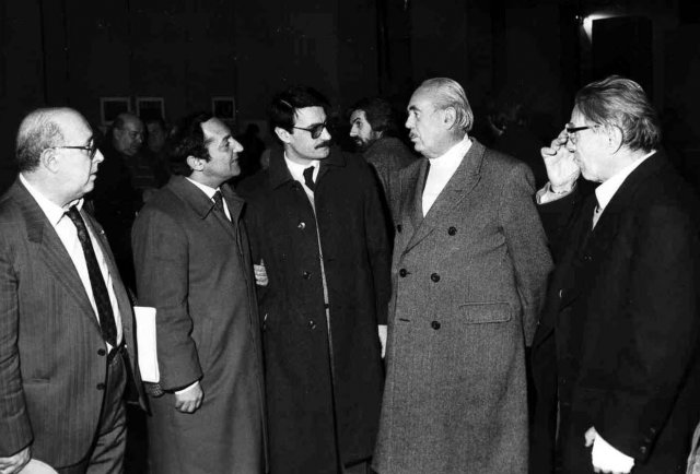 Sindaco Boni con On. Nicoletto, Micheletti e On. Fontana