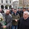 Omaggio in piazza Loggia dell'avv. Ambrosoli, candidato per la Lombardia. 23.11.12