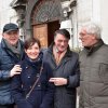 Cominelli e Corsini, Bisinella e Bragaglio in piazza Loggia 31.1.13