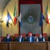 Gara nazionale di Elettronica Itis Castelli - incontro con sindaco Del Bono  e presidente del Consiglio Ungari 06 05 2014