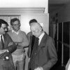 Visita di Giancarlo Pajetta all'Archivio Micheletti
